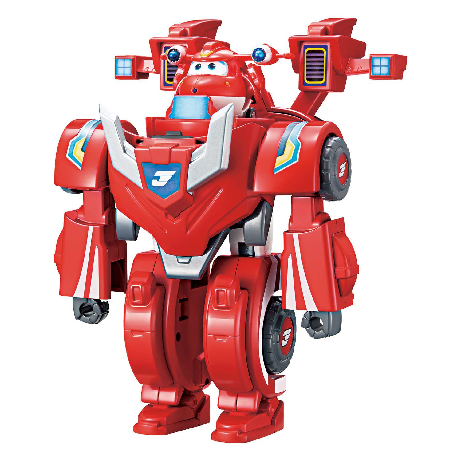 Машина трансформер Super Wings с фигуркой Джетта мини EU770351 - фото 1