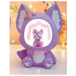 Ночник iLikeGift Fox flower purple