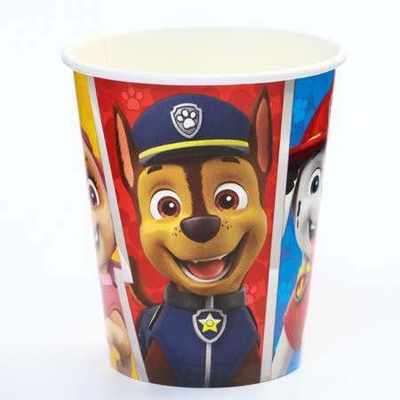 Набор бумажной посуды Paw Patrol на 6 персон «С днем рождения!» Щенячий патруль