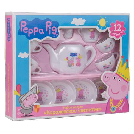 Набор посуды Свинка Пеппа Королевское чаепитие