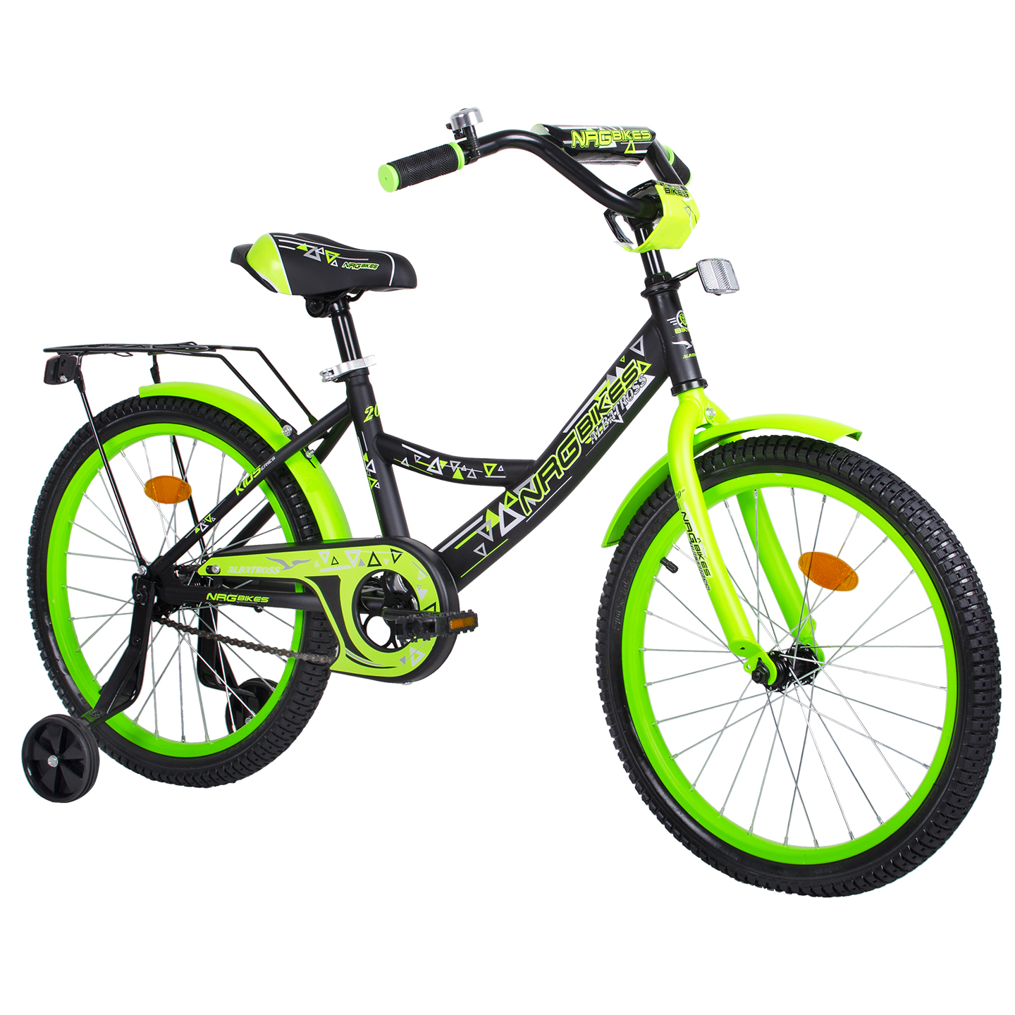 Велосипед NRG BIKES Albatross 20 black-green - фото 10