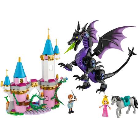 Конструктор LEGO Disney Princess Форма дракона Малефисенты блочный