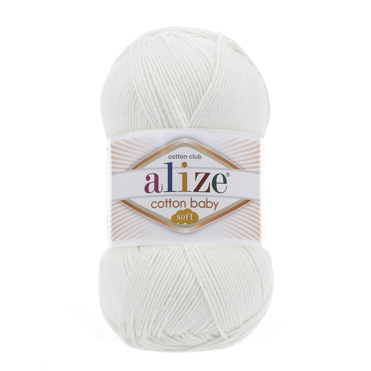 Пряжа для вязания Alize cotton baby soft 100 гр 270 м мягкая плюшевая xлопок aкрил 55 белый 5 мотков - фото 6