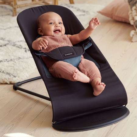 Кресло-шезлонг BabyBjorn Balance Soft (черно-серый)