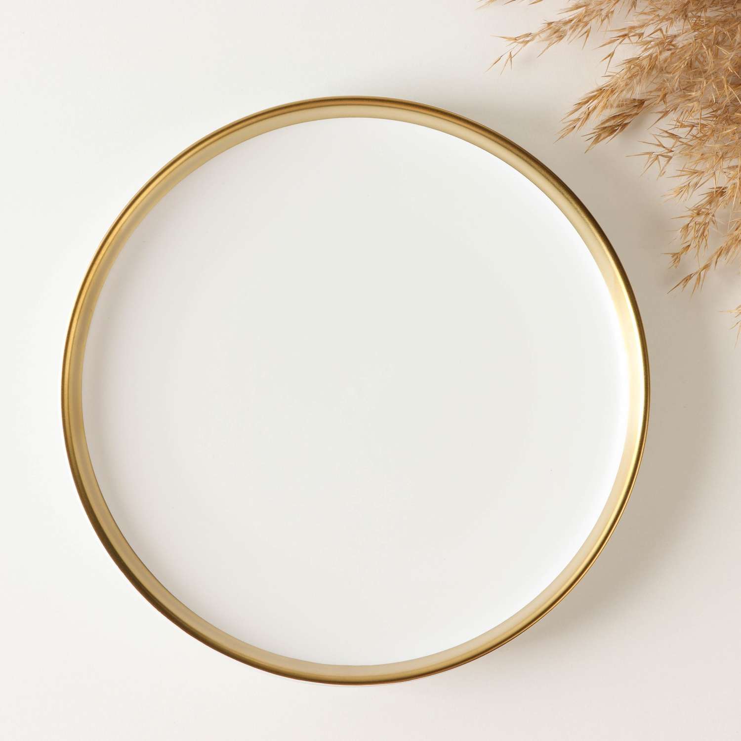 Набор Sima-Land керамических тарелок «День» 2 предмета: d=20 5 см цвет белый - фото 2