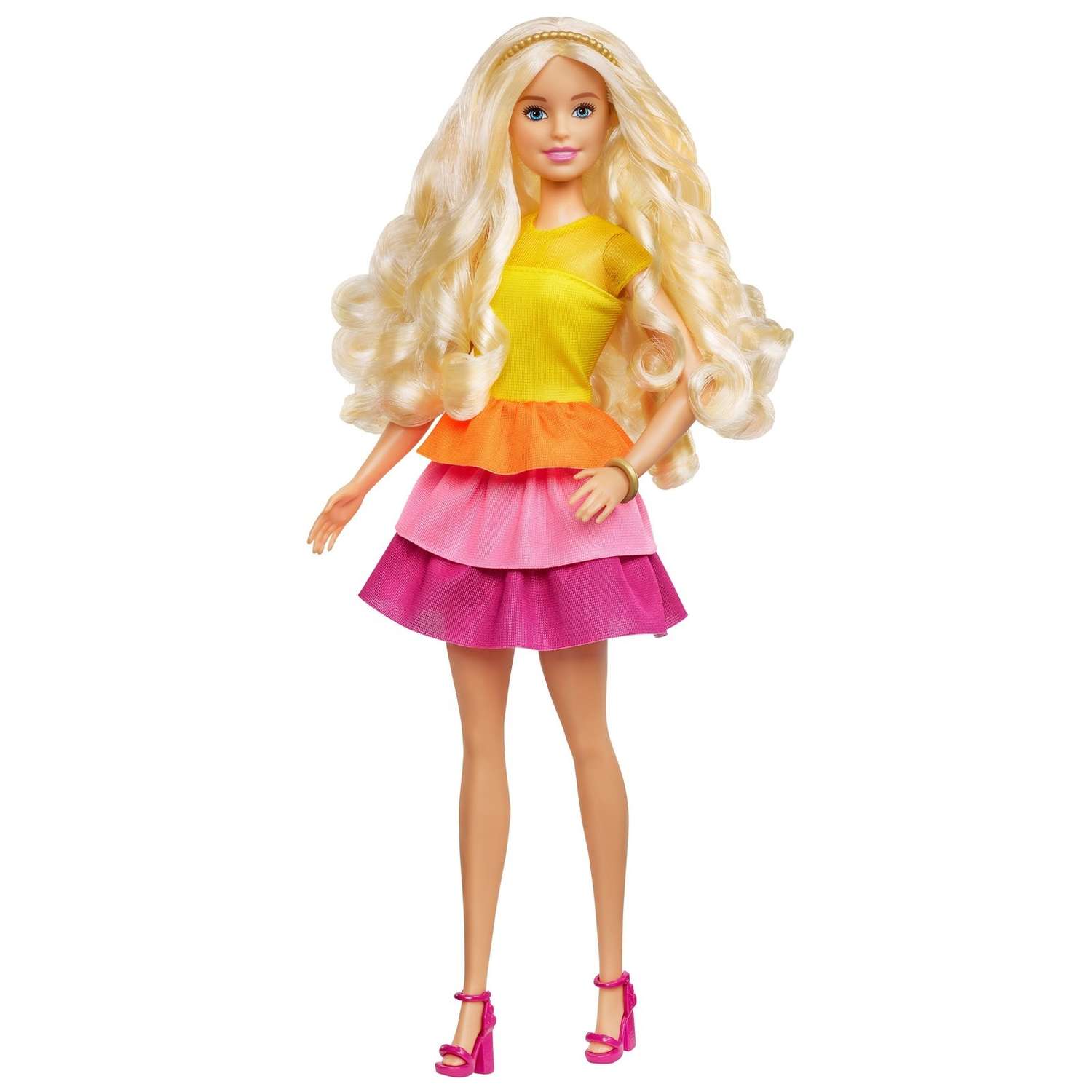 Кукла Barbie в модном наряде с аксессуарами для волос GBK24 GBK24 - фото 7