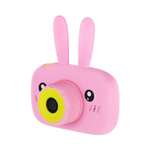 Детский цифровой фотоаппарат Uniglodis зайчик розовый