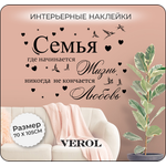 Наклейки интерьерные VEROL Семья