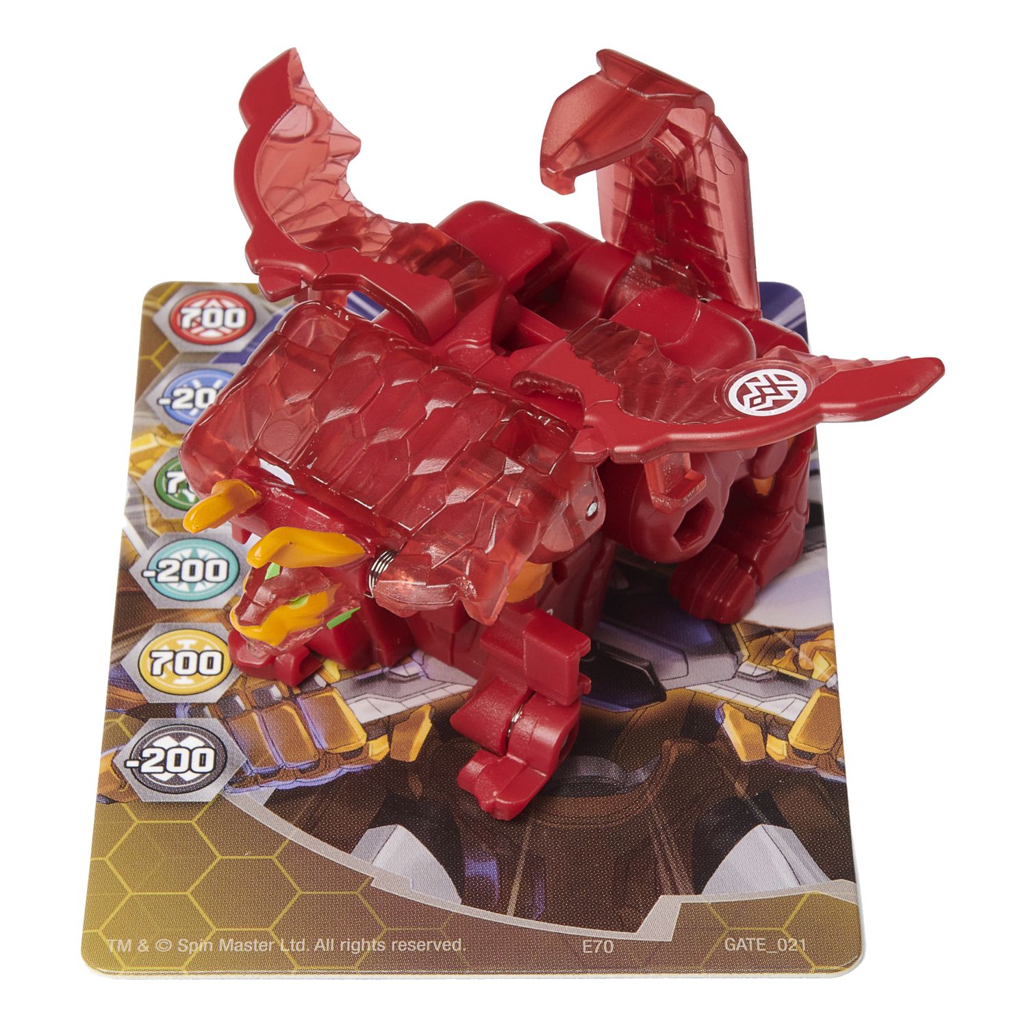 Фигурка-трансформер Bakugan Геоган S3 Manticore Red 6059850/20129002 - фото 2