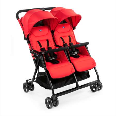 Коляска прогулочная для двойни CHICCO Ohlala Twin Paprika