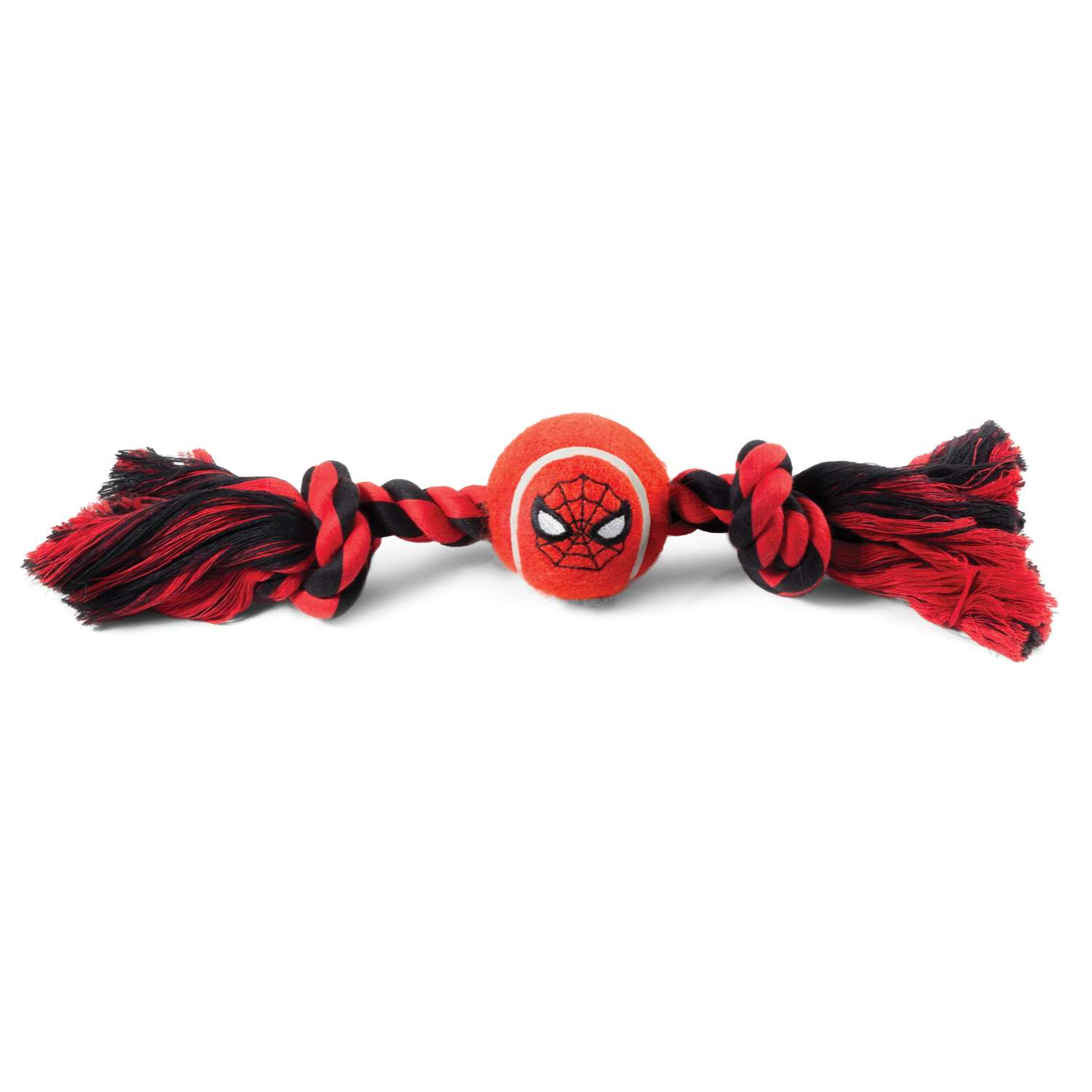 Игрушка для собак Triol Disney Marvel Человек-паук Верёвка и мяч 12111085 - фото 1