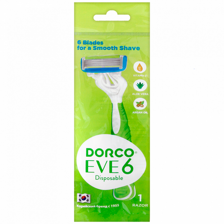 Одноразовый станок DORCO EVE 6 SHAI Vanilla 6