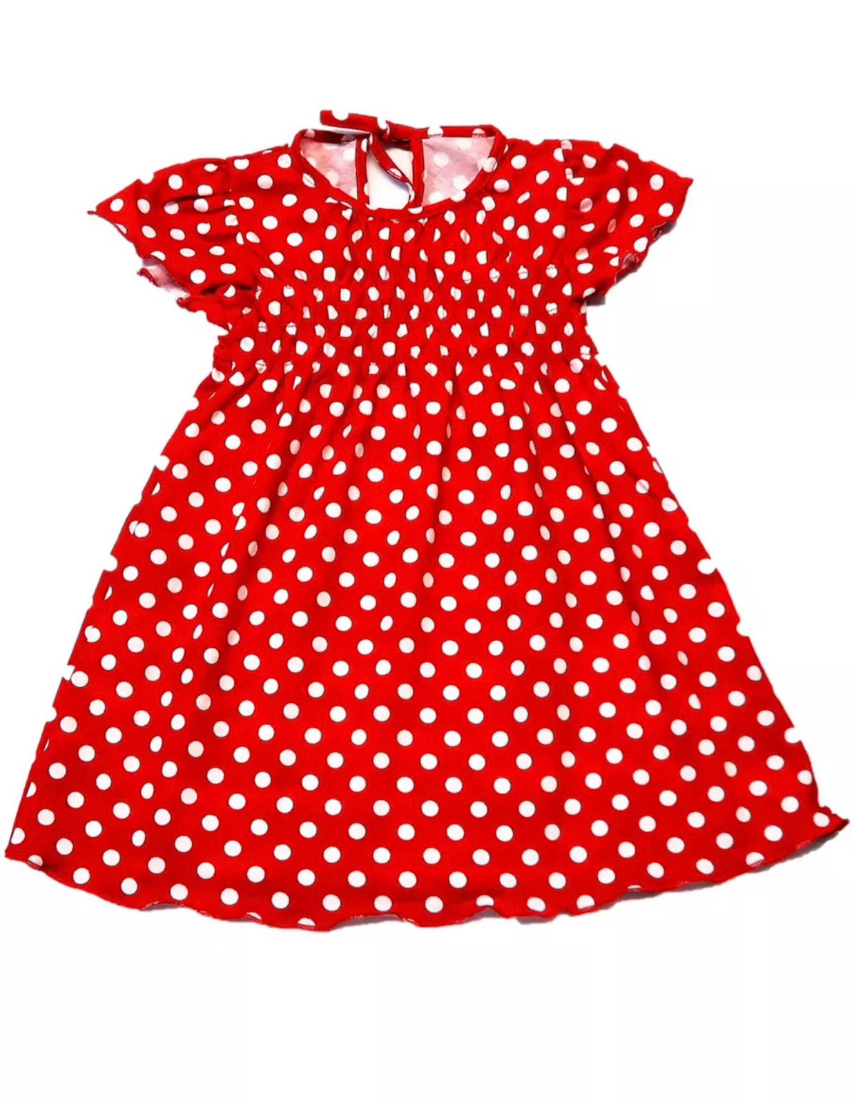 Платье Рекантино 366-11 Красный Белый - фото 4