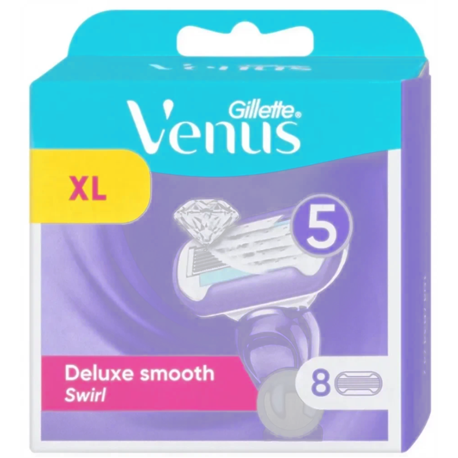 Сменные кассеты Venus Deluxe Smooth Swirl-8 - фото 1