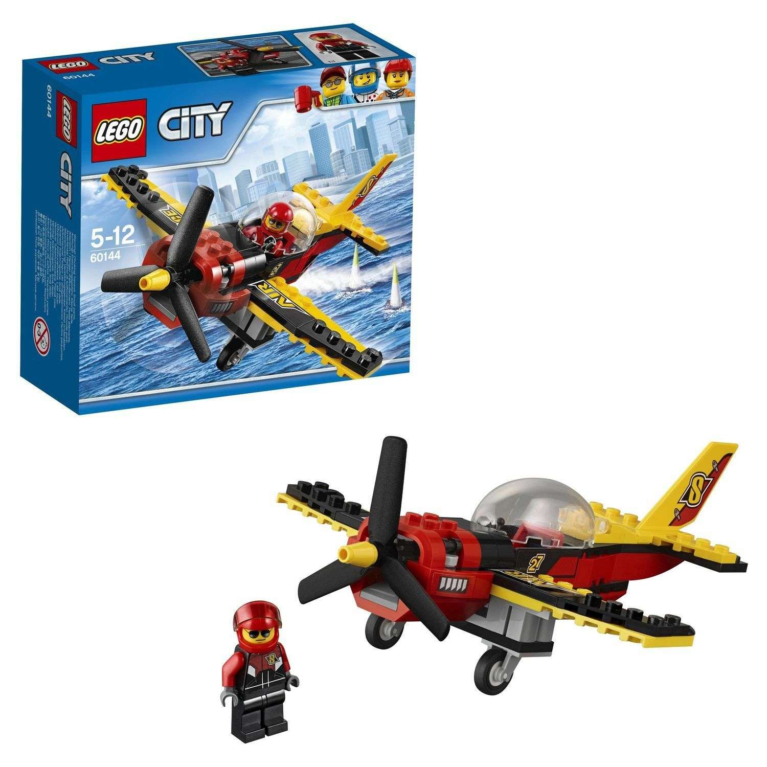 Конструктор LEGO City Great Vehicles Гоночный самолёт (60144) - фото 1