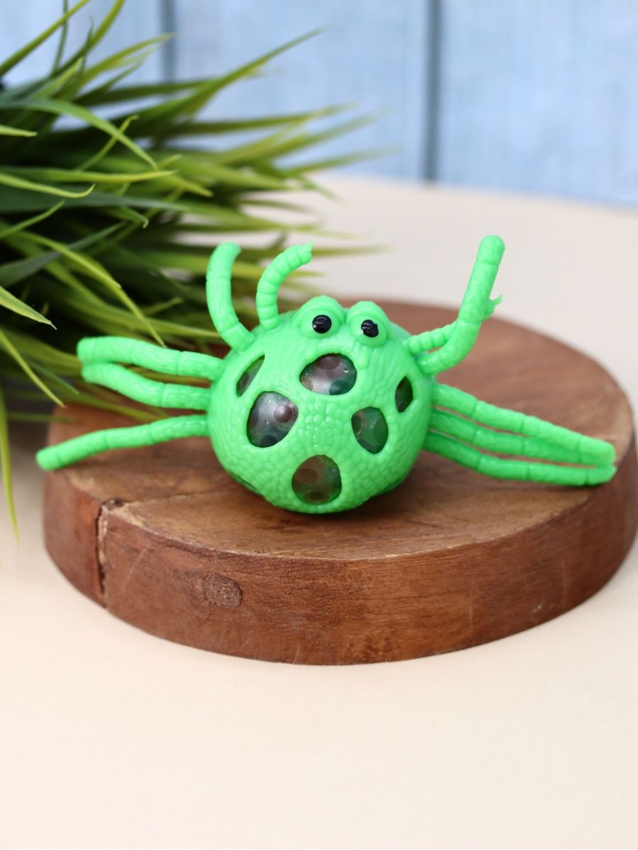 Мялка-антистресс iLikeGift Squeeze spider green - фото 1