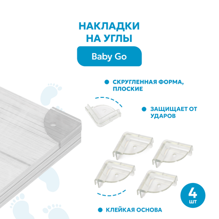 Накладки на углы BabyGo 4шт BD-16005