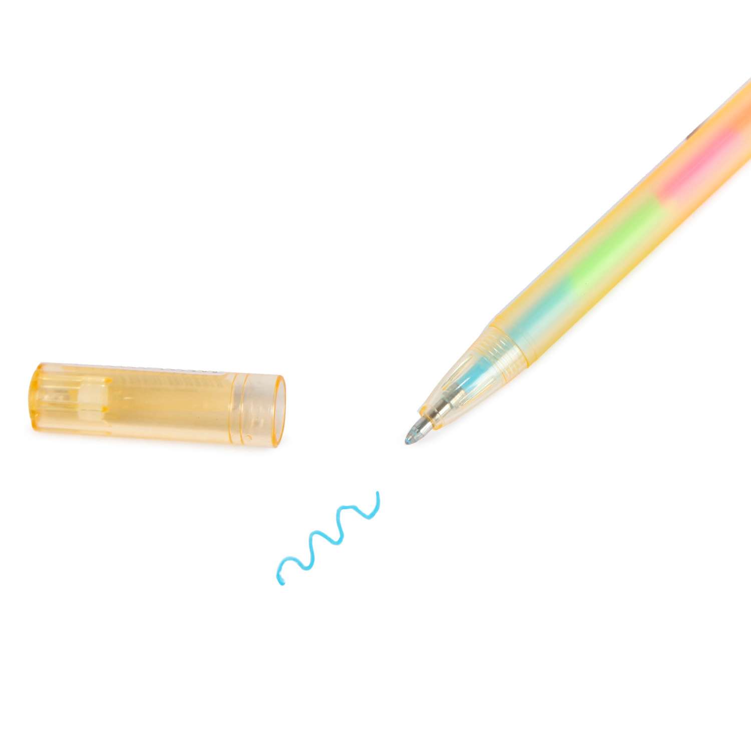 Ручка гелевая Maxleo Bear Rainbow 0.5мм Цветная ZF3229-2 - фото 5