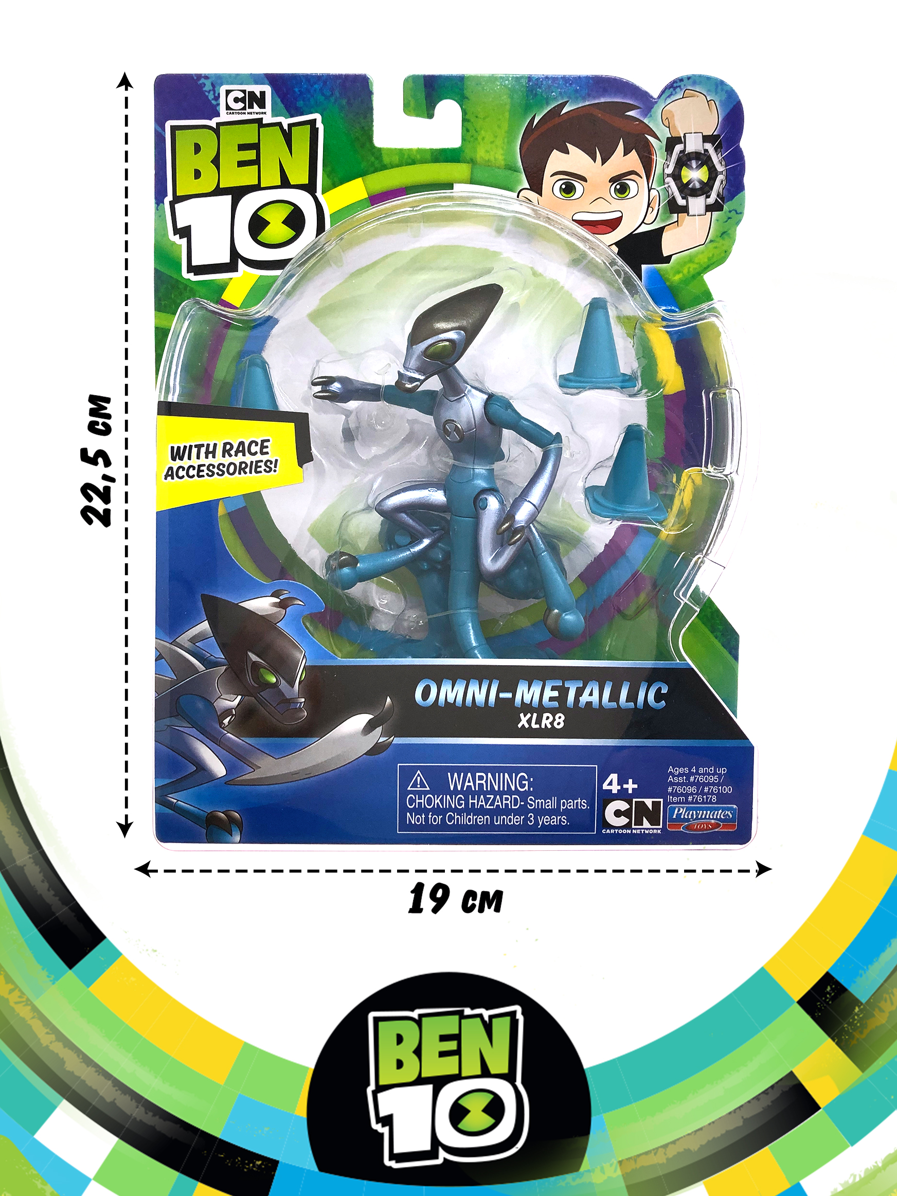 Фигурка Ben10 Молния «Металлик» 10 см - фото 5