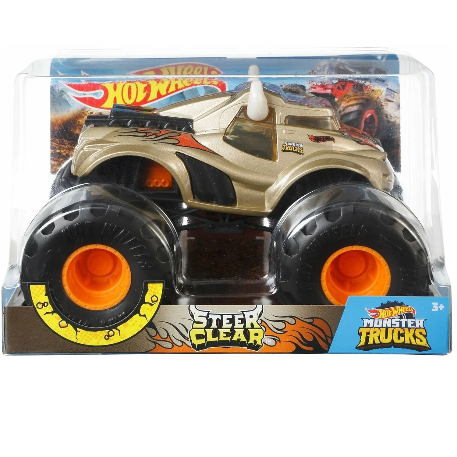 Машинка Hot Wheels Monster Tracks 1:24 HNM43 FYJ83 - фото 1