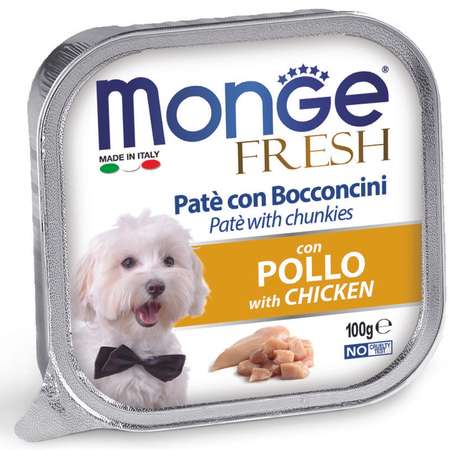 Корм для собак MONGE Dog Fresh курица консервированный 100г