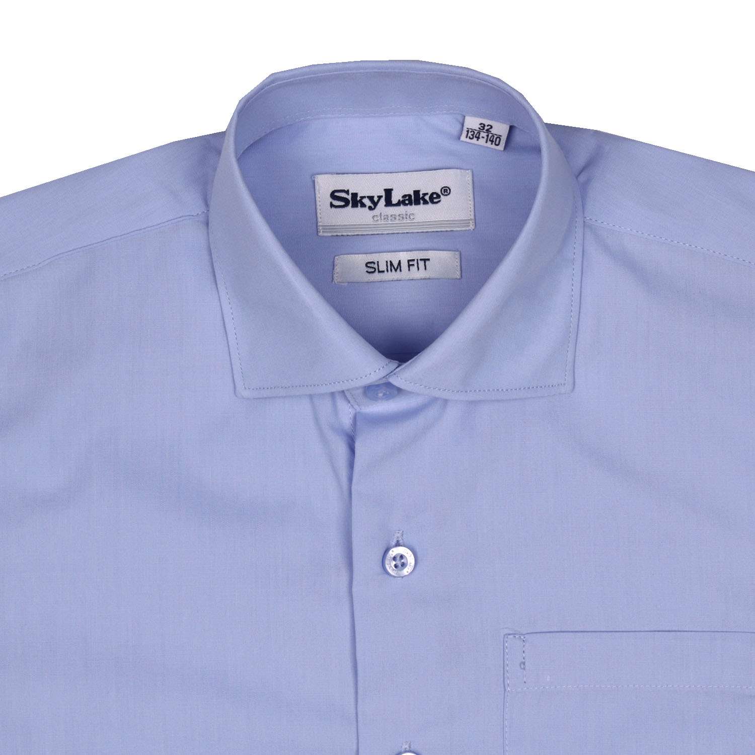 Рубашка Sky Lake 1210 CLASSIC SLIM FIT светло-голубой - фото 3