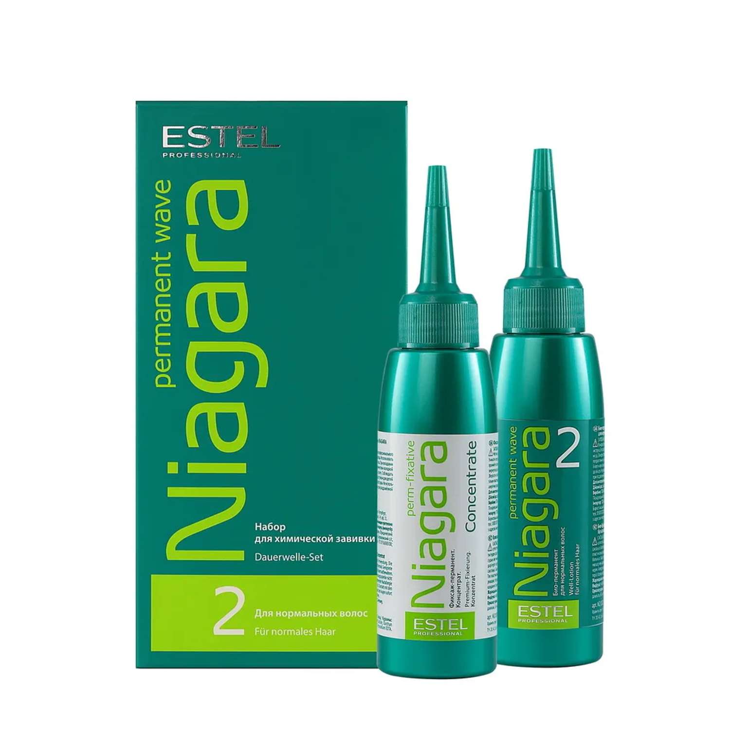 Набор Estel Professional Niagara для завивки волос №2 для нормальных волос 2*100 мл - фото 1