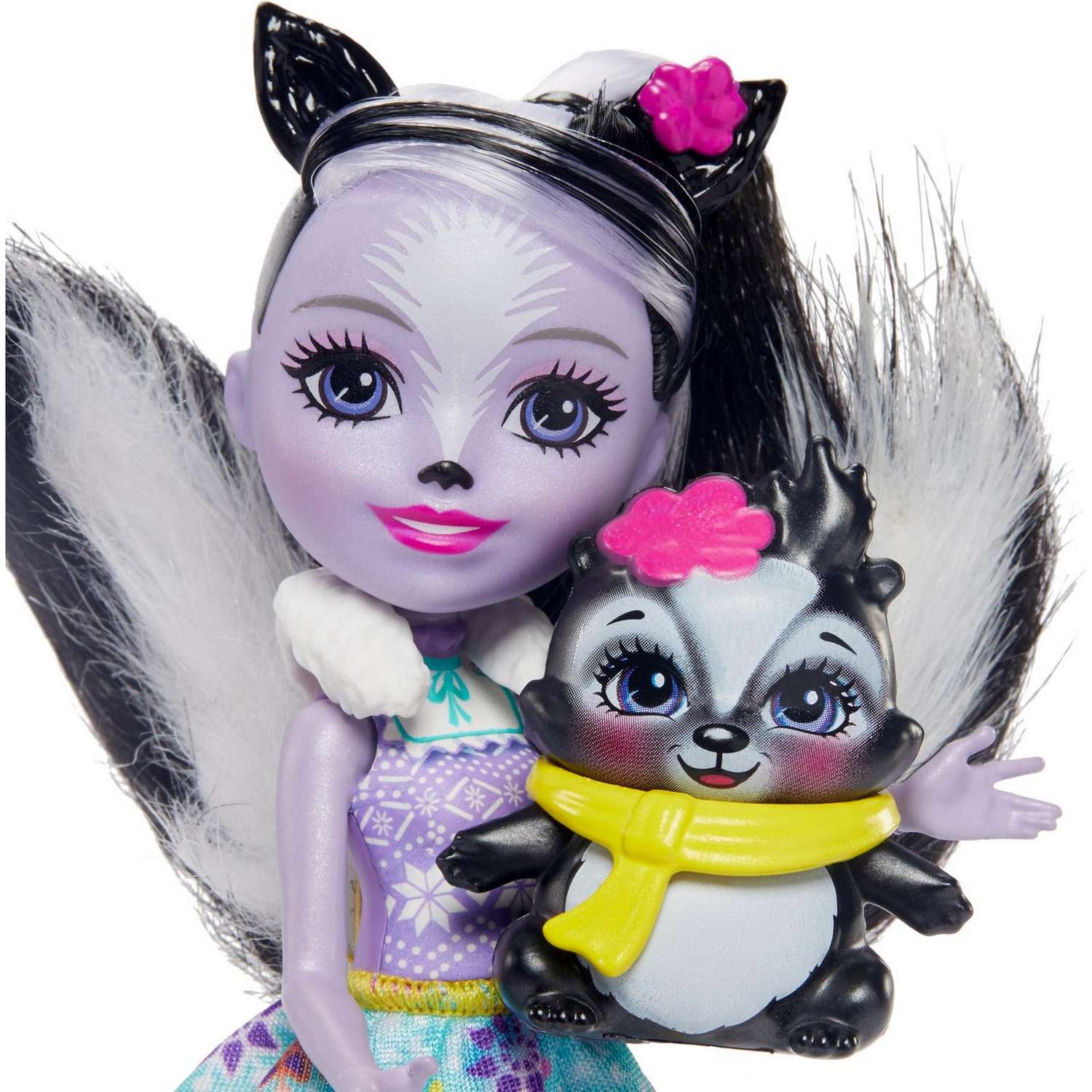 Набор игровой Enchantimals кукла Сэйдж Скунси и Кейпер с аксессуарами GJX34 GJX32 - фото 5