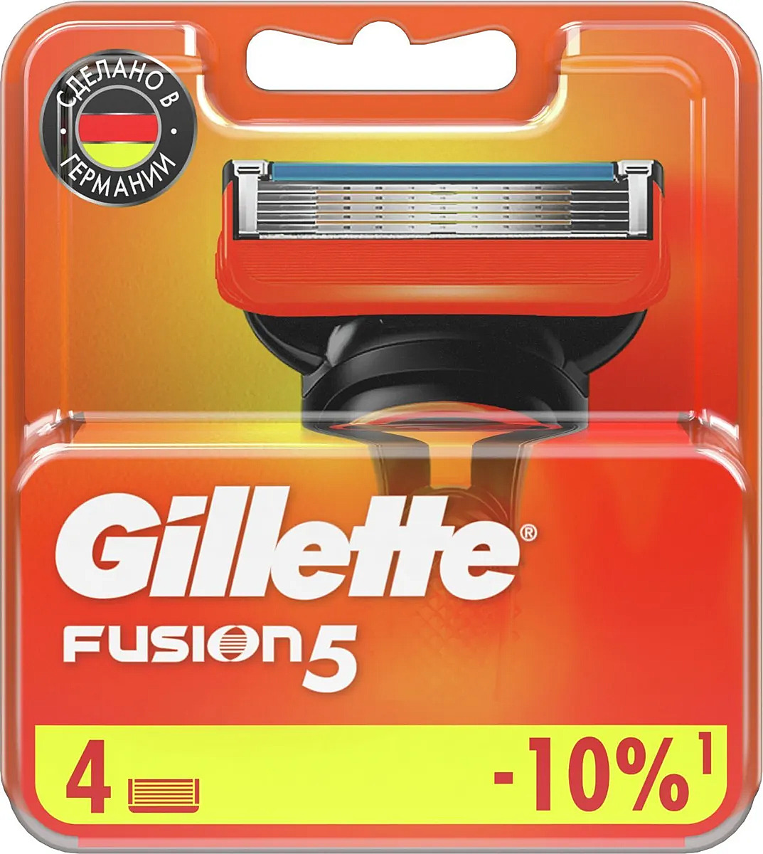 Сменные кассеты GILLETTE Fusion-4 - фото 1