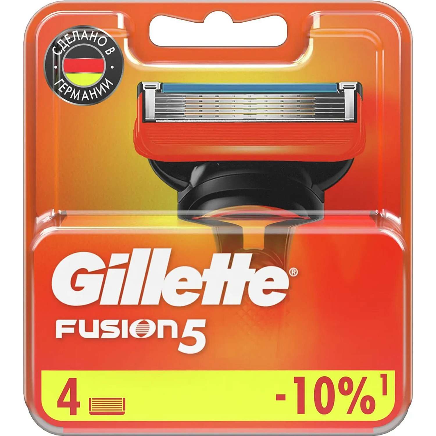 Сменные кассеты GILLETTE Fusion-4 - фото 1