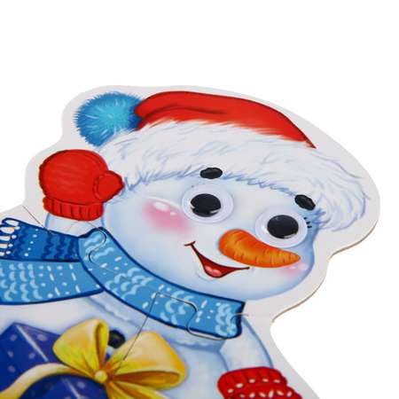 Макси-пазлы Puzzle Time с глазками «Помощники Дедушки Мороза»