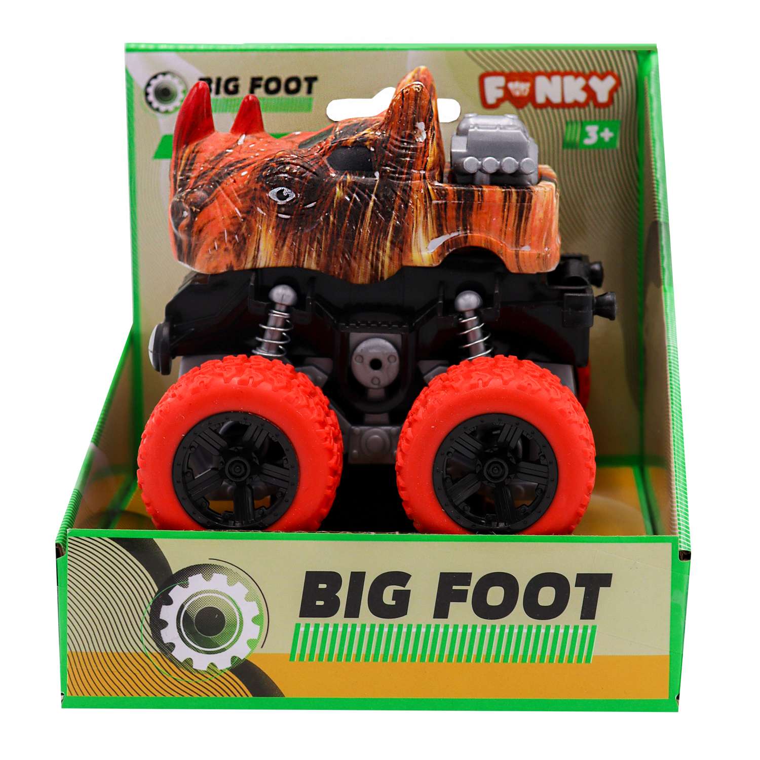 Машинка Funky Toys фрикционная Носорог FT9792-4 FT9792-4 - фото 3