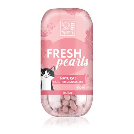 Гранулы для кошачьего туалета M-PETS Fresh Pearls цветочные 450мл