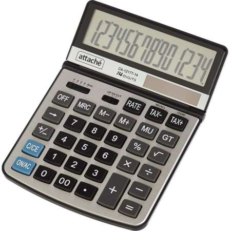 Калькулятор Attache настольный полноразмерный 14 разрядный 1 шт