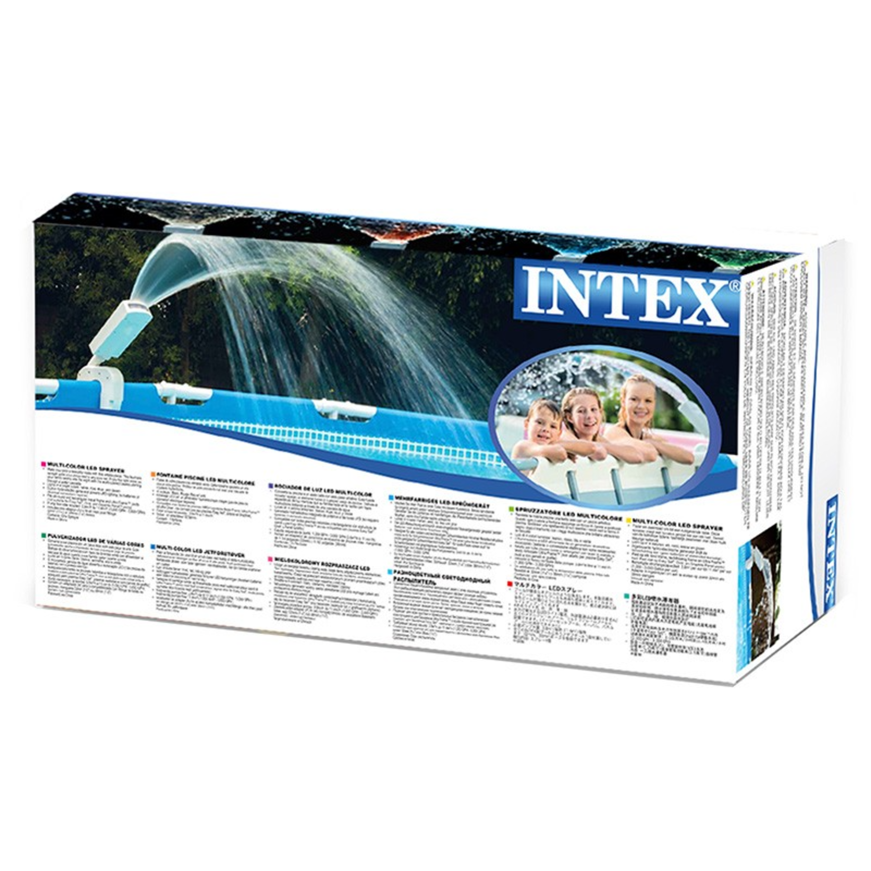 Разбрызгиватель для бассейна Intex с разноцветной подсветкой - фото 4