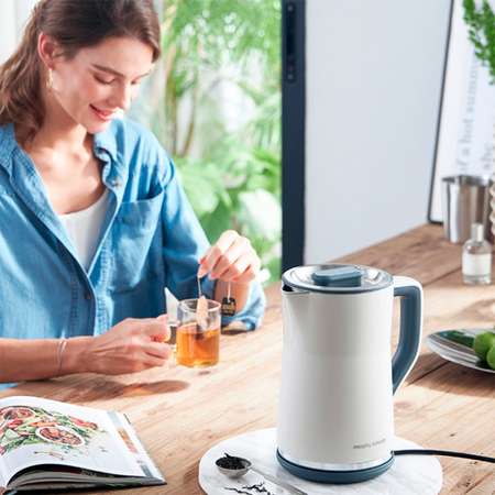 Электрический чайник Morphy Richards с выбором температуры harmony mr6070w белый