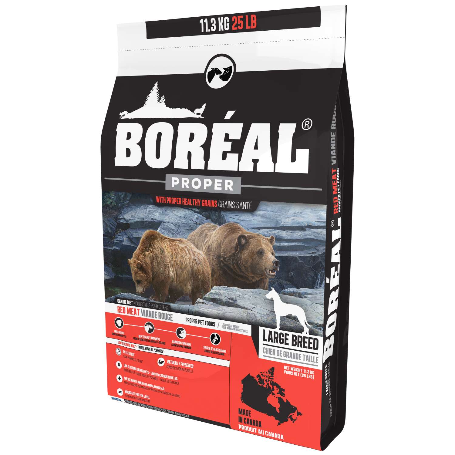 Корм для собак Boreal Proper крупных пород с красным мясом 11.33кг - фото 1