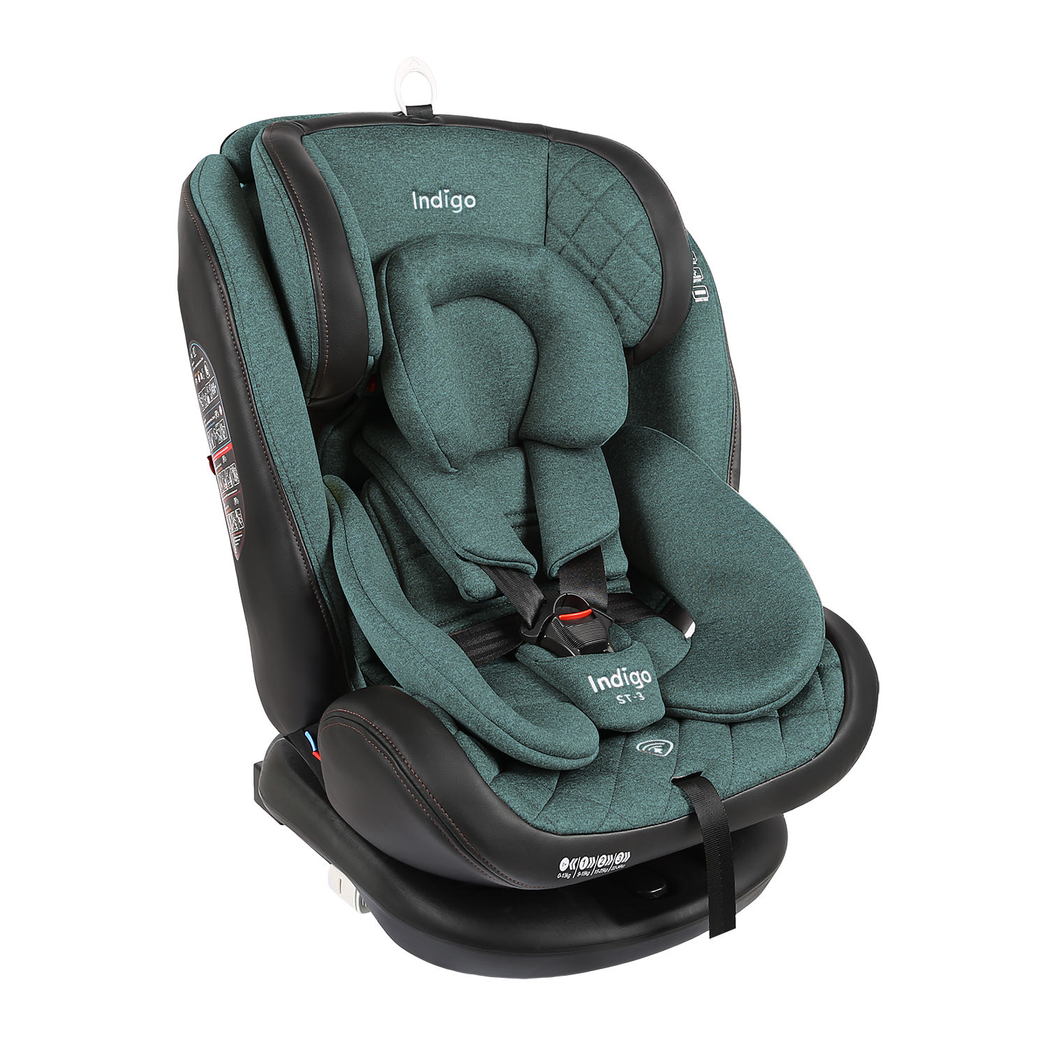 Автокресло Indigo Aero isofix Зеленый - фото 2