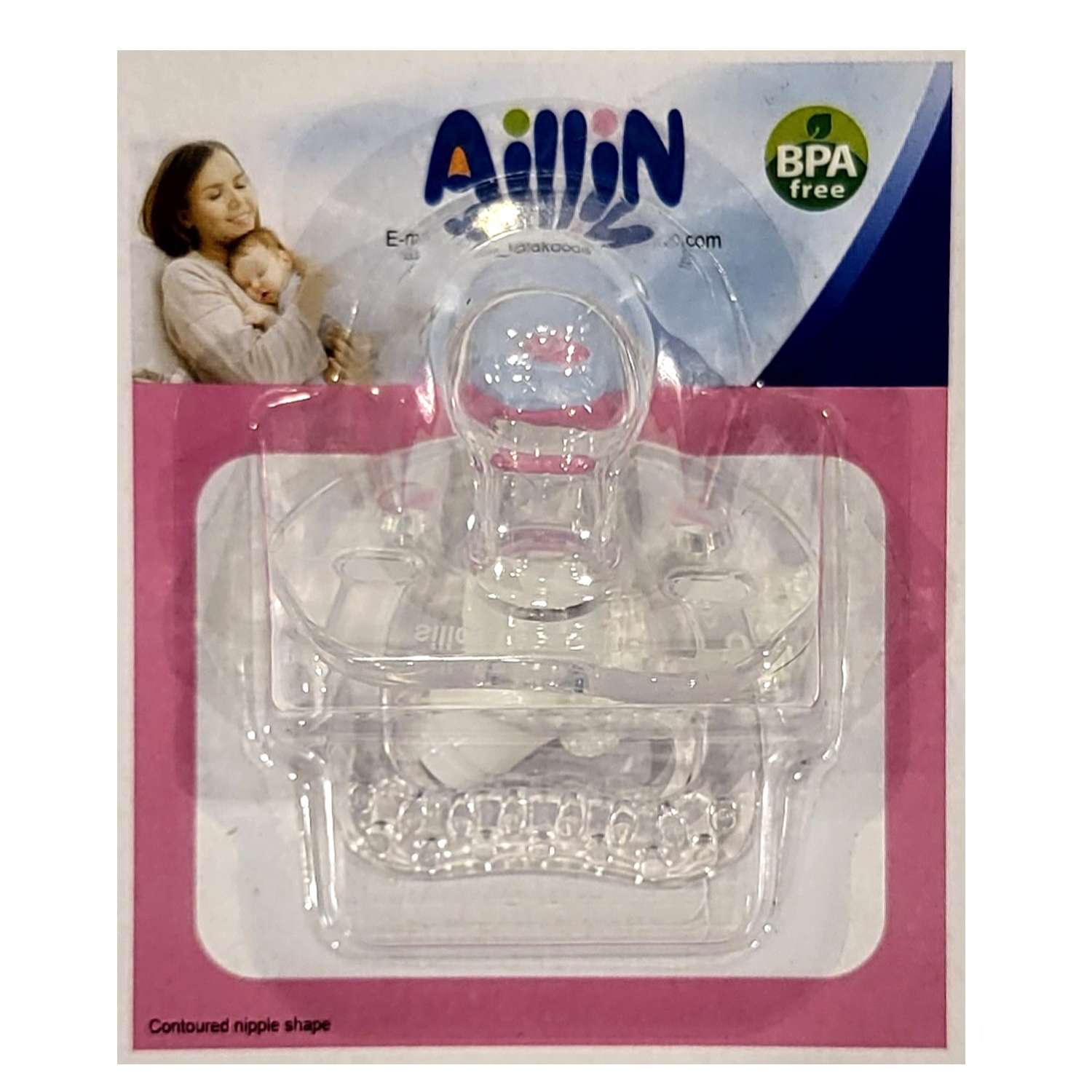 Соски-пустышки AilliN ортодонтическая полностью силиконовая Free size 2шт - фото 10