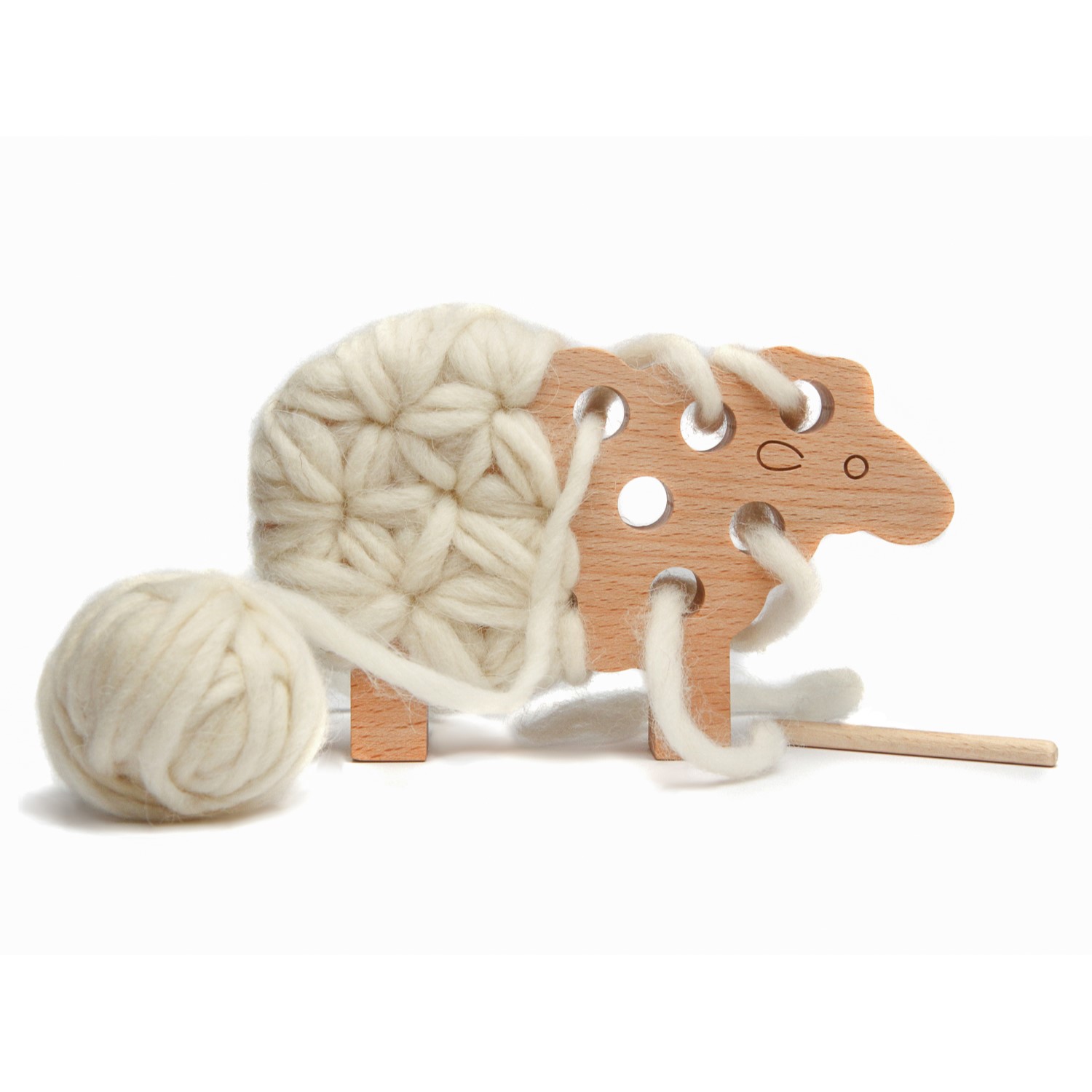 Набор для создания игрушки ToyMo «Наряди овечку» цвет натуральный - фото 1