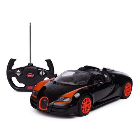 Машинка на радиоуправлении Rastar Bugatti Vitesse USB 1:14 Черная