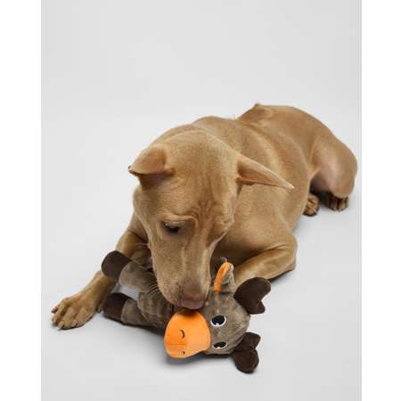Игрушка для собак Barbaks Олень Игнат 23*20см пищит шуршит