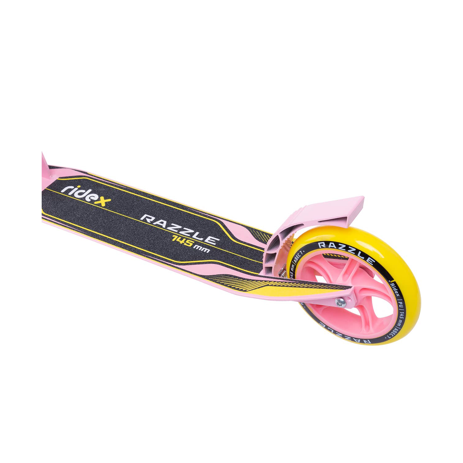 Самокат RIDEX двухколесный Scooter 2 wheels Razzle 145 coral/yellow - фото 5