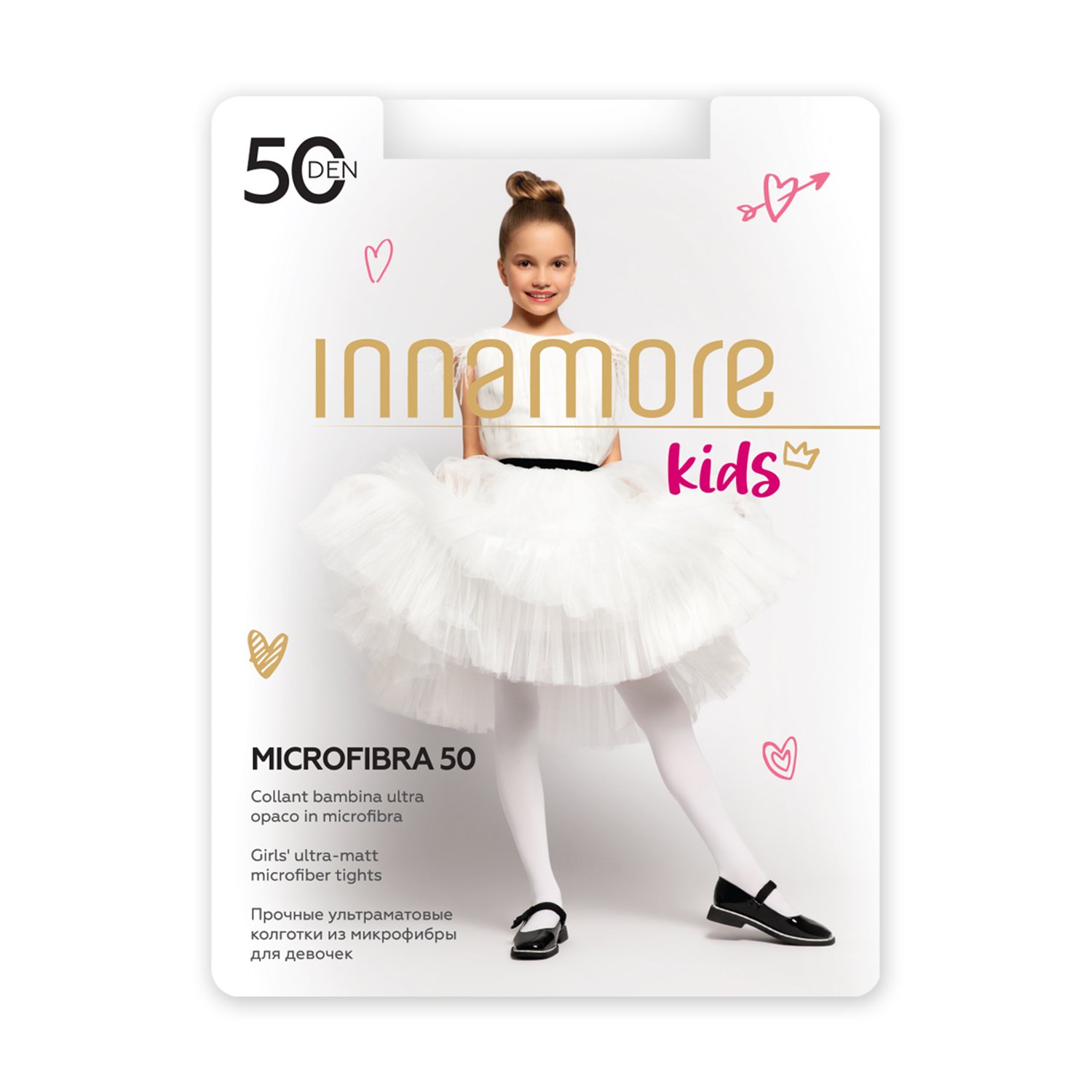 Колготки Innamore Microfibra 50/bianco - фото 1