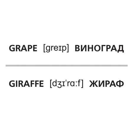 Карточки обучающие Hatber Английский алфавит и числа-64 карточки