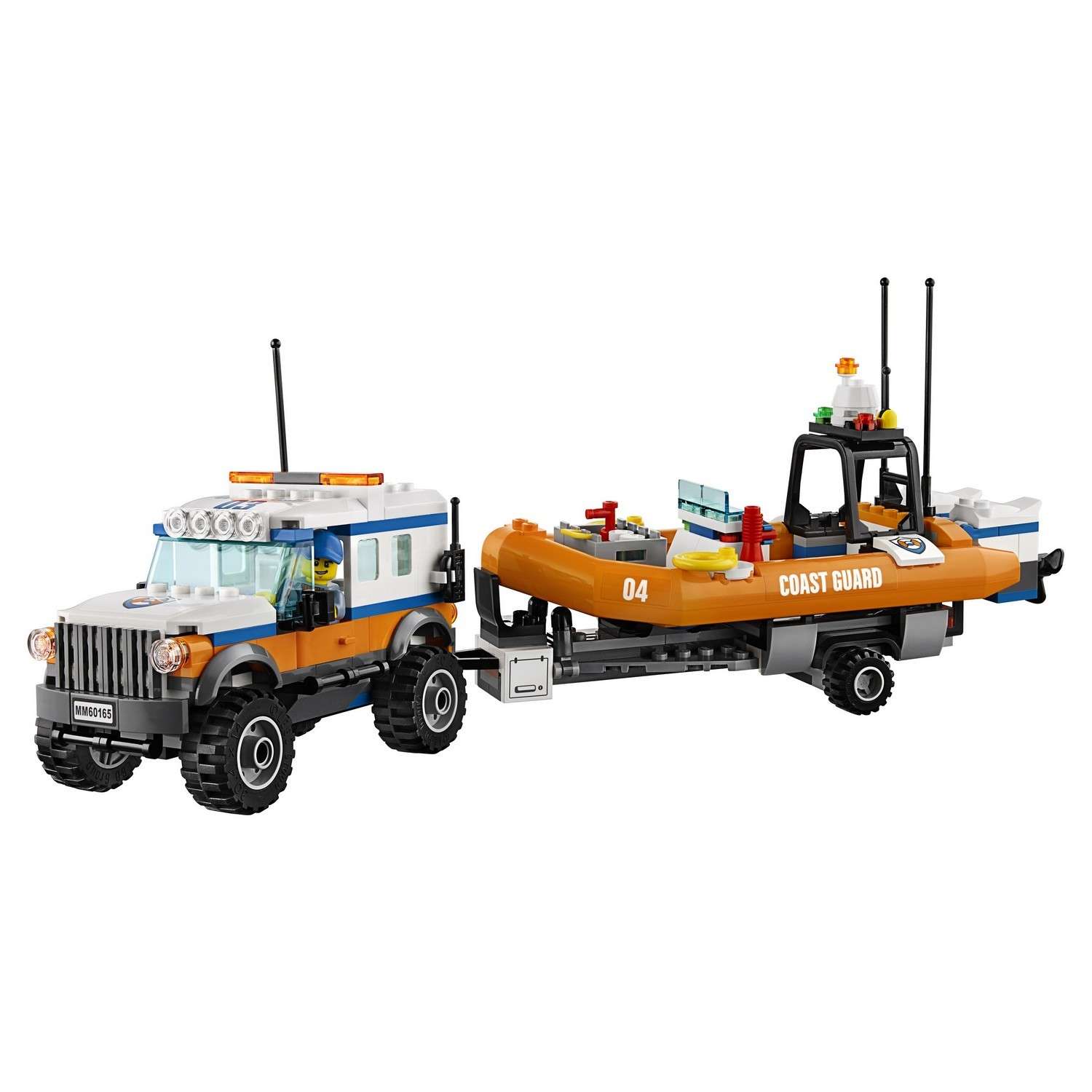 Конструктор LEGO City Coast Guard Внедорожник 4х4 команды быстрого реагирования (60165) - фото 11