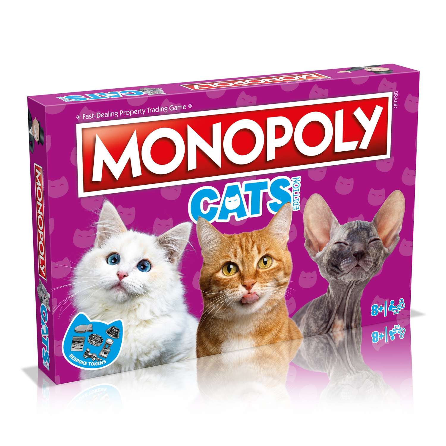 Настольная игра Monopoly Монополия Cats на английском языке - фото 1