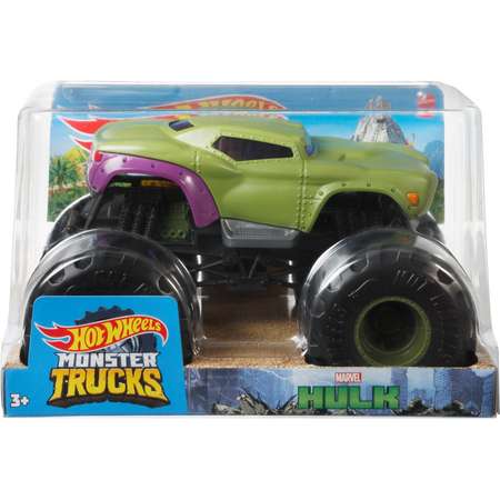 Машинка Hot Wheels Monster Trucks большой Халк GWL01