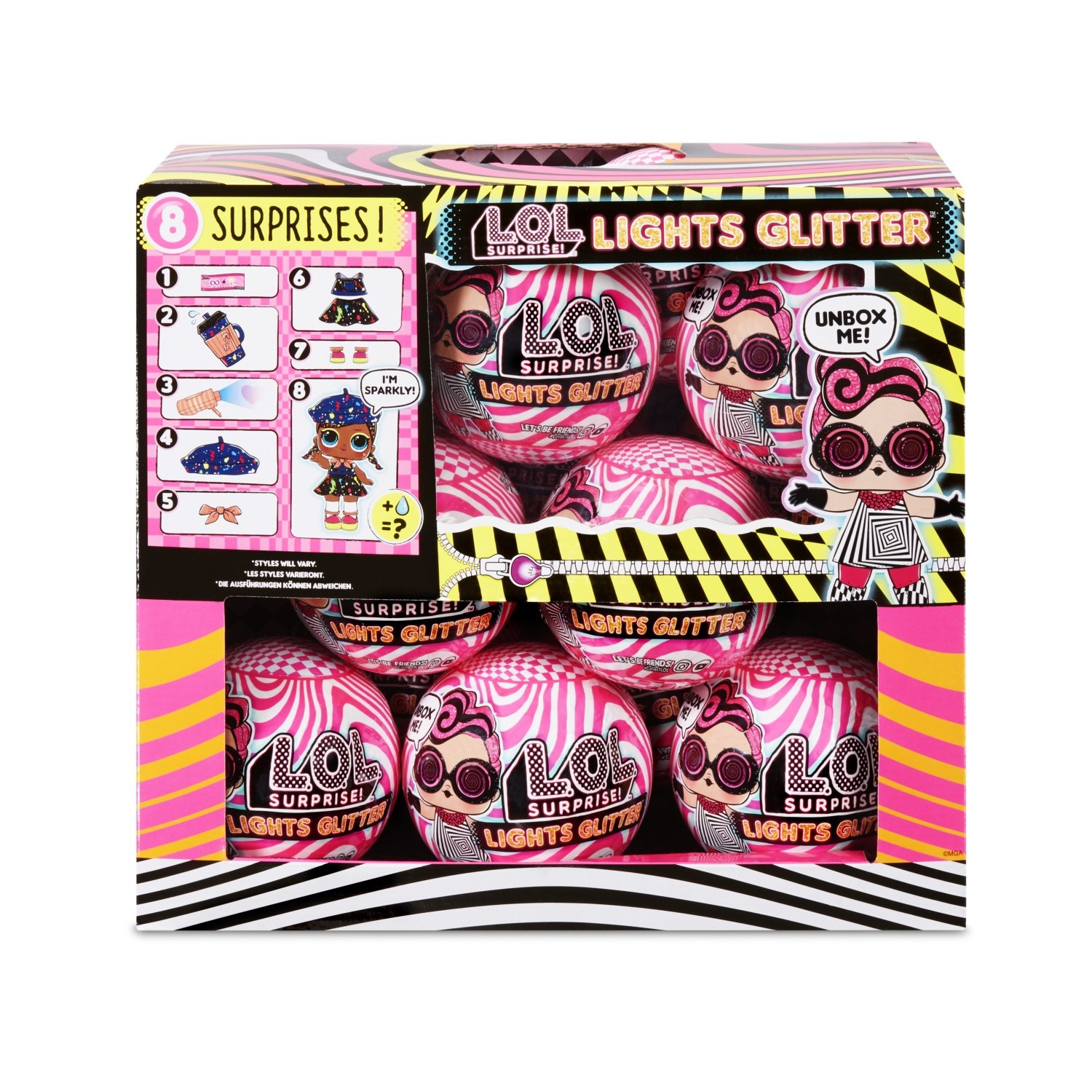 Игрушка в шаре L.O.L. Surprise Lights Glitter 564829E7C 564829E7C - фото 11