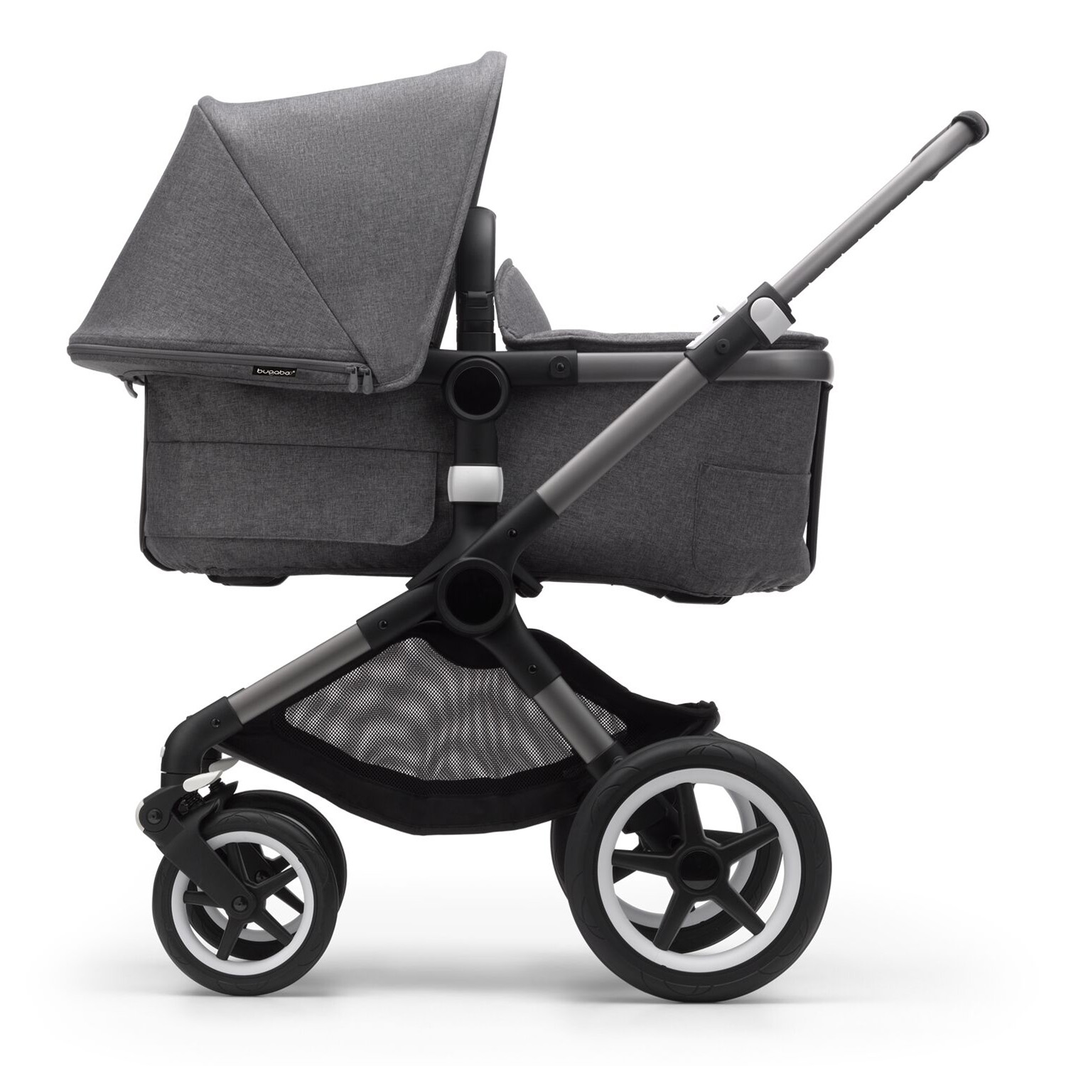 Коляска 2в1 Bugaboo Fox3 Complete Graphite Grey Melange-Grey Melange 2306010001 - фото 8